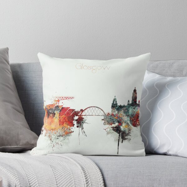 Item preview, Glasgow City Skyline designed and sold by DimDom.