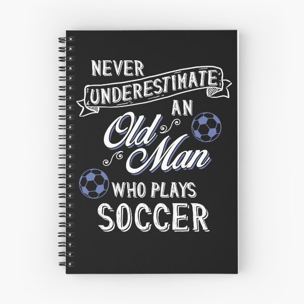Item preview, Funny Meme - Never Underestimate Old Man Who Plays Soccer designed and sold by SteamerTees.