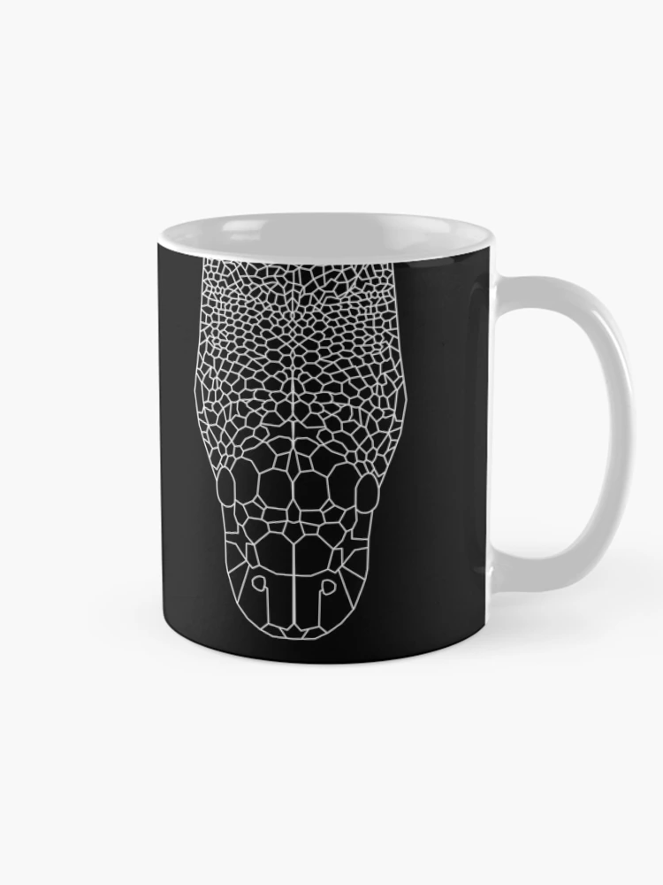 Thumbnail 3 of 6, Coffee Mug, Python Regius Wireframe/ Royal Python/ Ball Python designed and sold by HerpSVG.