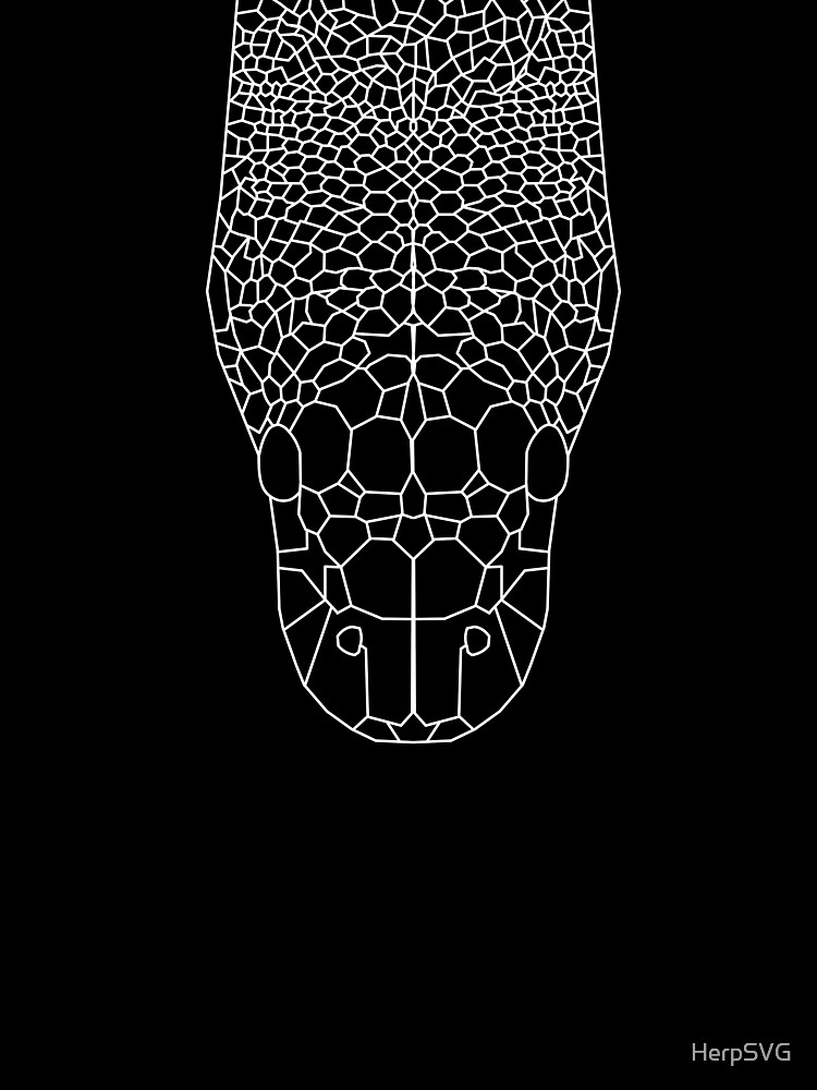 Thumbnail 4 of 4, Graphic T-Shirt, Python Regius Wireframe/ Royal Python/ Ball Python designed and sold by HerpSVG.