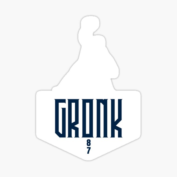 Rob Gronkowski Jersey Sticker for Sale by Tate Breeland