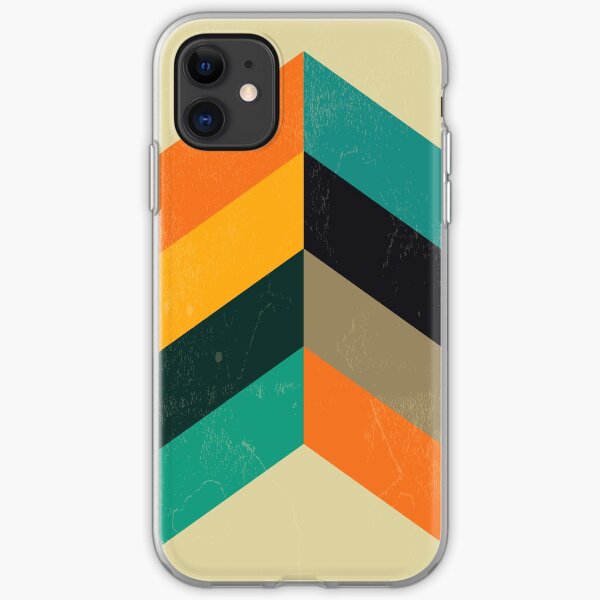 Mid Century Chevron Art iPhone Soft Case