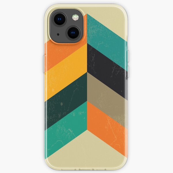 Mid Century Chevron Art iPhone Soft Case