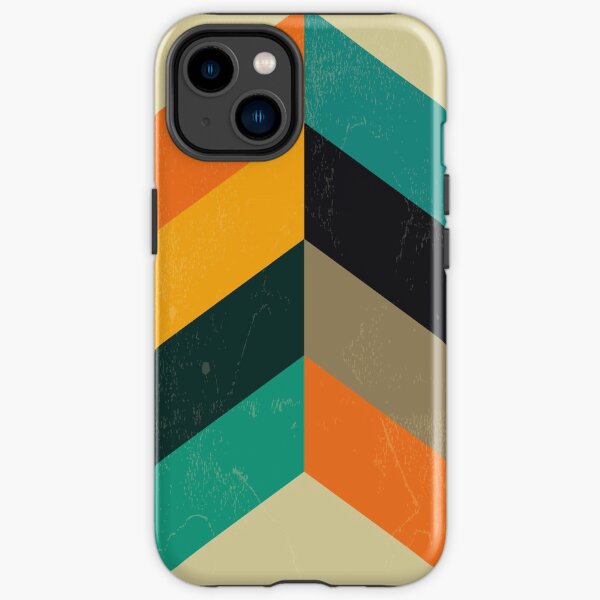 Mid Century Chevron Art iPhone Tough Case