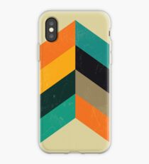 Mitte Jahrhundert Chevron Art iPhone-Hülle & Cover