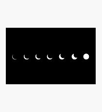 Lunar Phases Photographic Print