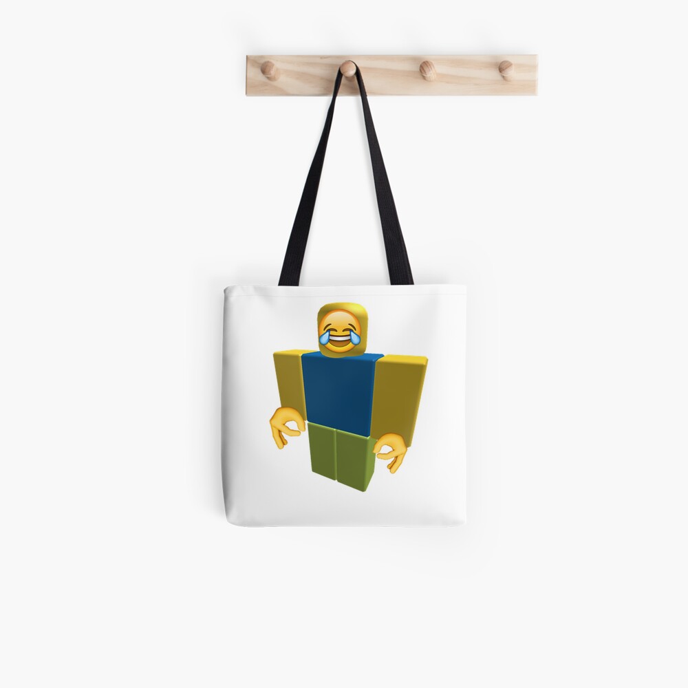 Roblox Noob Laughing Emoji Got Em Funny Cringe Tote Bag By Franciscoie Redbubble - roblox noob laughing emoji got em funny cringe scarf