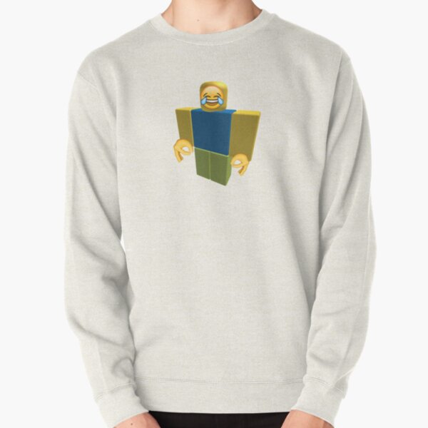 Noob Roblox Funny Cringe Got Em Emoji Pullover Sweatshirt By Franciscoie Redbubble - laughing emoji sweater roblox