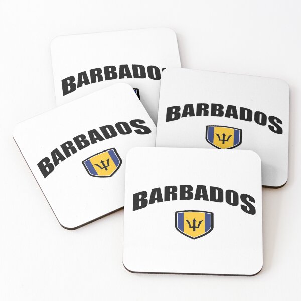 Item preview, Barbados Sport With Patriotic Flag Shield designed and sold by IdentiTee Studios.