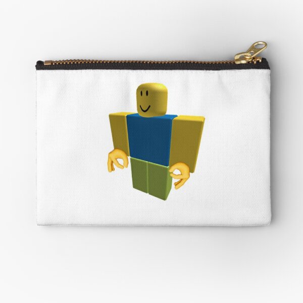 Noob Roblox Oof Funny Meme Dank Zipper Pouch By Franciscoie Redbubble - robux purse