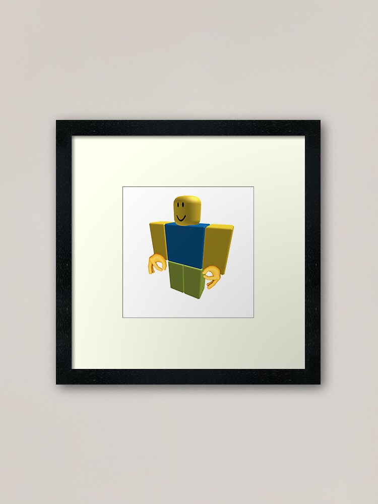 Noob Roblox Funny Cringe Got Em Emoji Framed Art Print By Franciscoie Redbubble - noob roblox funny cringe got em emoji iphone case by franciscoie