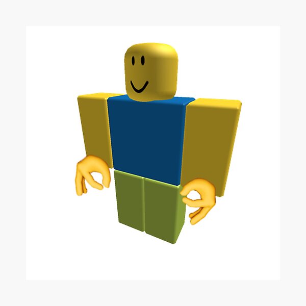 Noob Roblox Oof Funny Meme Dank Photographic Print By Franciscoie