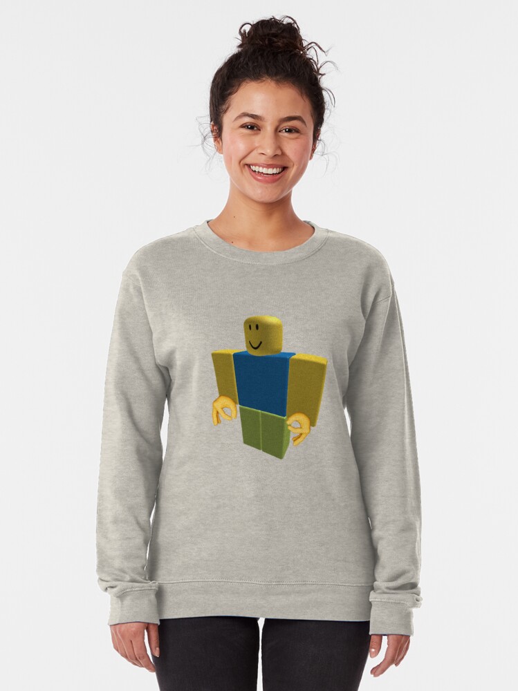 Noob Roblox Funny Cringe Got Em Emoji Pullover Sweatshirt By Franciscoie Redbubble - funny emoji shirt roblox