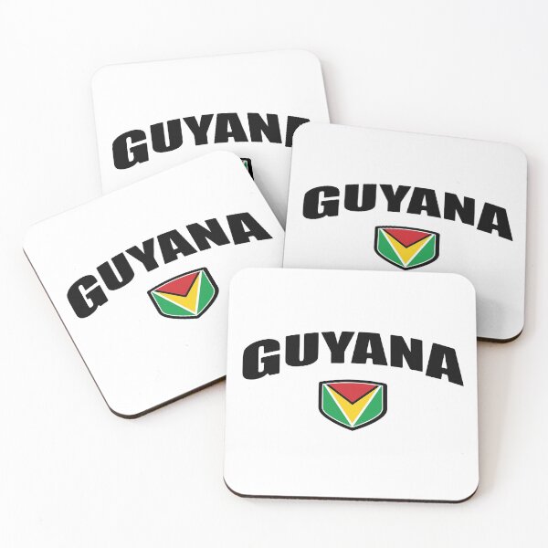 Item preview, Guyana Sport With Patriotic Flag Shield designed and sold by IdentiTee Studios.