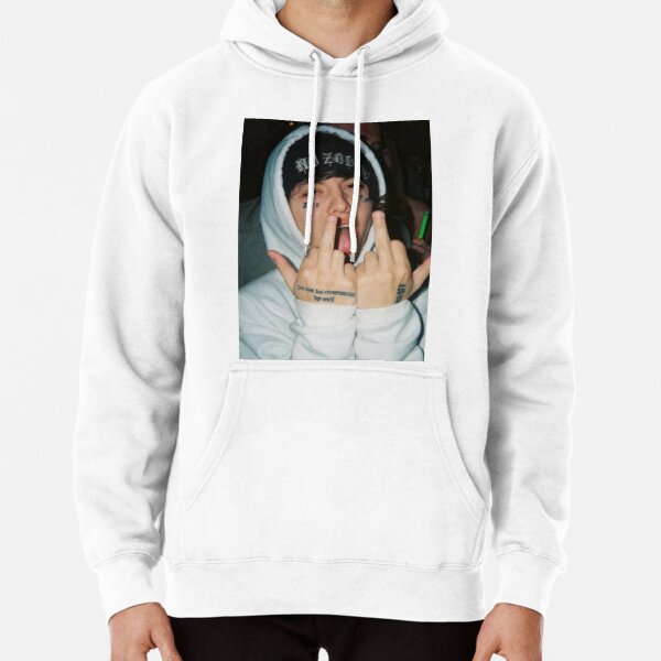 Lil xan white hoodie best sale