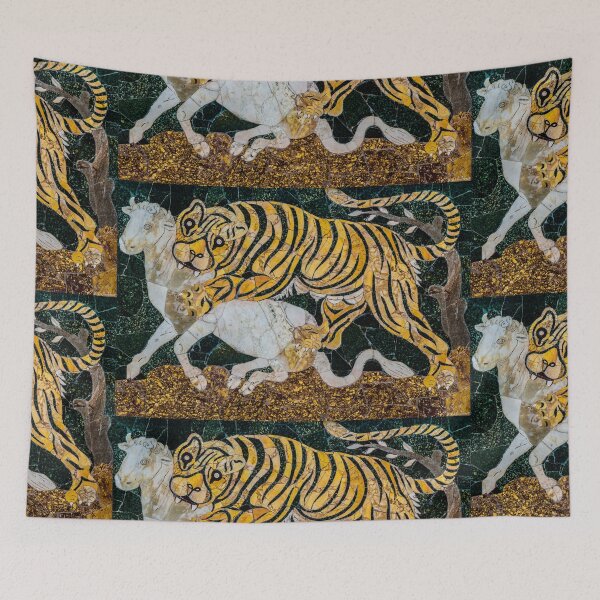 Item preview, Tiger hunting bull designed and sold by Weston  Westmoreland.