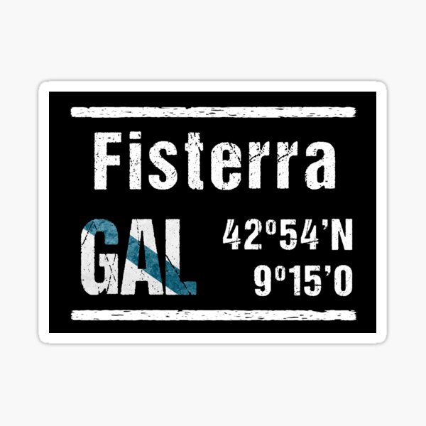Item preview, Fisterra Galicia Coordenadas designed and sold by mouchodesigns.