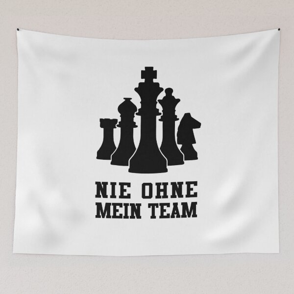 Item preview, Nie ohne mein Team Chess Tshirt & Gift designed and sold by Legendemax.