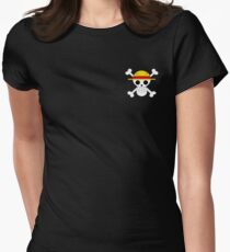 One Piece Pirate Flag Women's Fitted T-Shirt