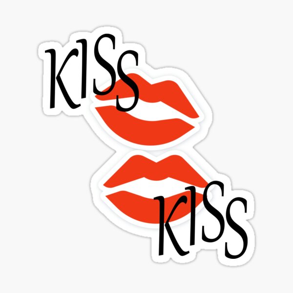 Kiss Kiss Sticker
