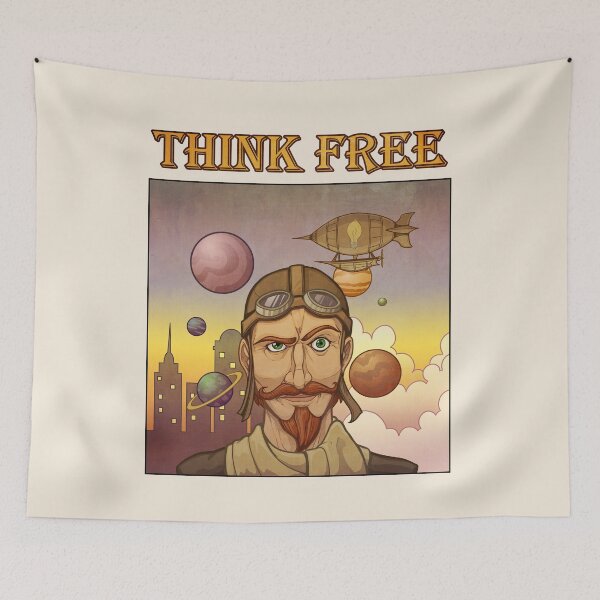Item preview, Think Free designed and sold by Matthew Brackney.