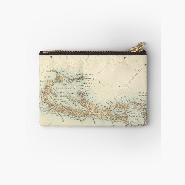 Item preview, Vintage Map of Bermuda (1872) designed and sold by BravuraMedia.