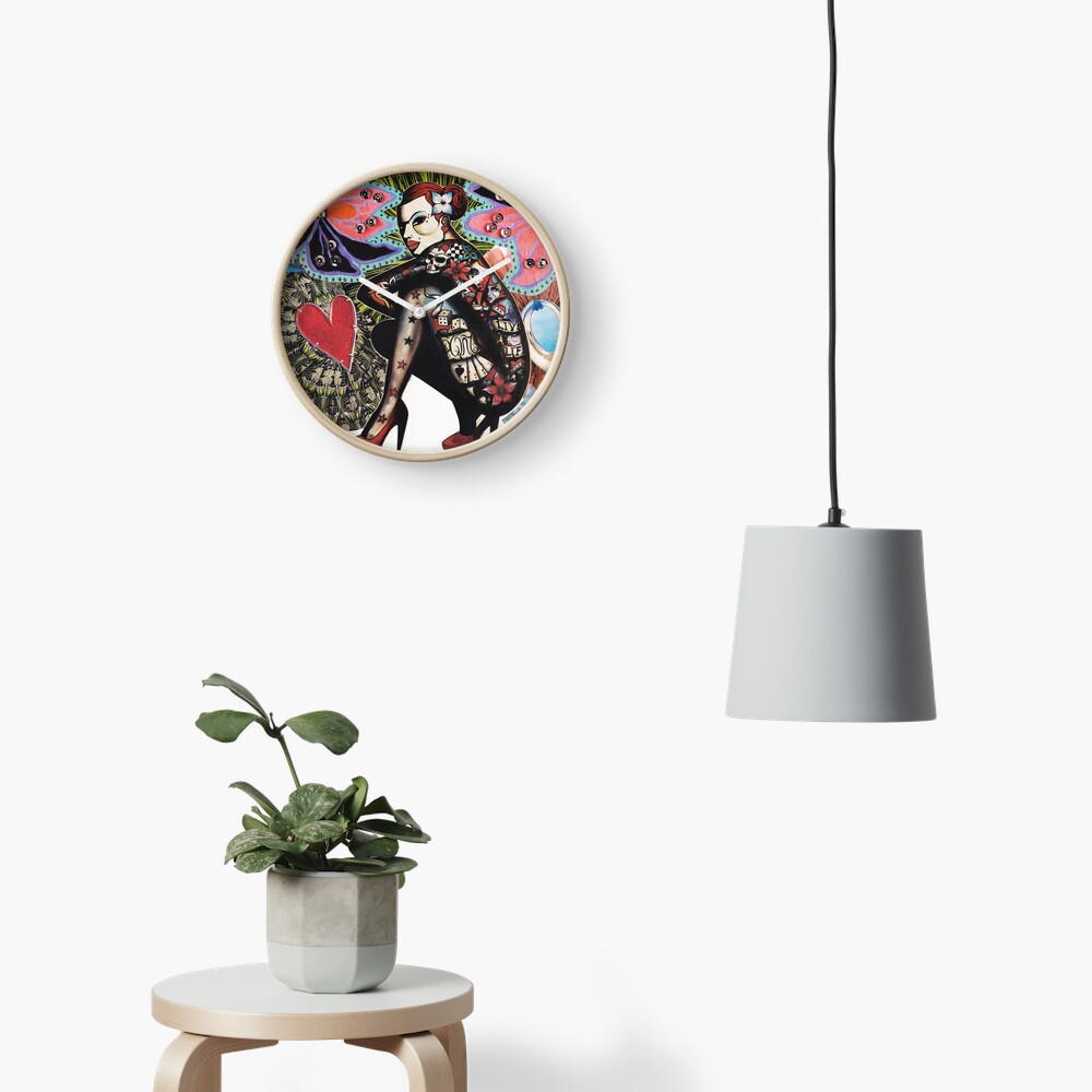 Aperçu de l'œuvre Horloge créée et vendue par elfy-ka.