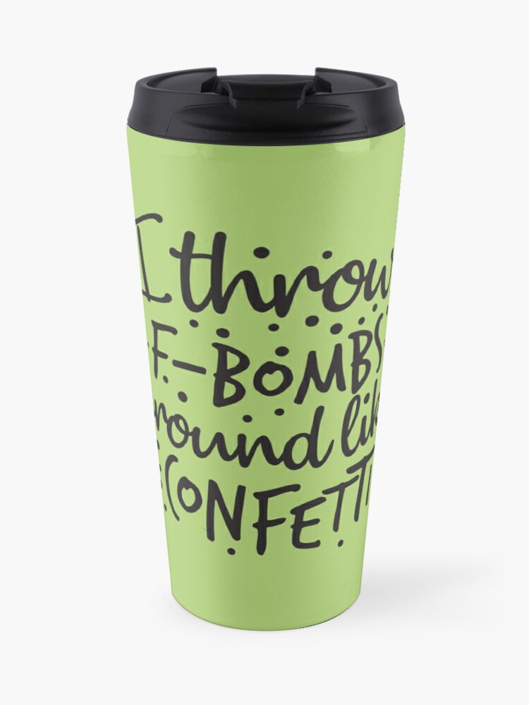 f bomb mom confetti mug