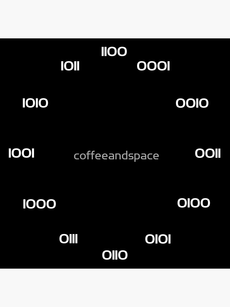 Binary Clock by coffeeandspace