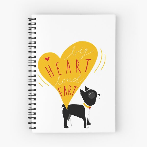 Item preview, Big Heart Loud Fart = Boston Terrier designed and sold by Mote the Bote  Jose Arcos.