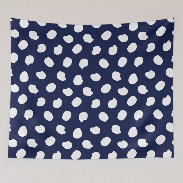 Item preview, Funky dots on Navy designed and sold by Sharilea.