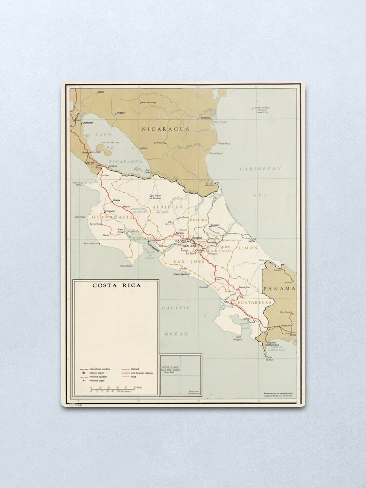 This is a photo of Printable Map of Costa Rica in coloring It's just a photo of Printable Map of Costa Rica in coloring
