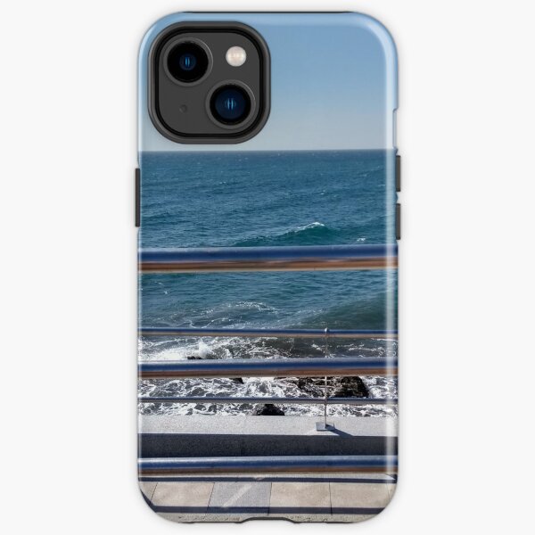 Sunny sky and sea iPhone Tough Case