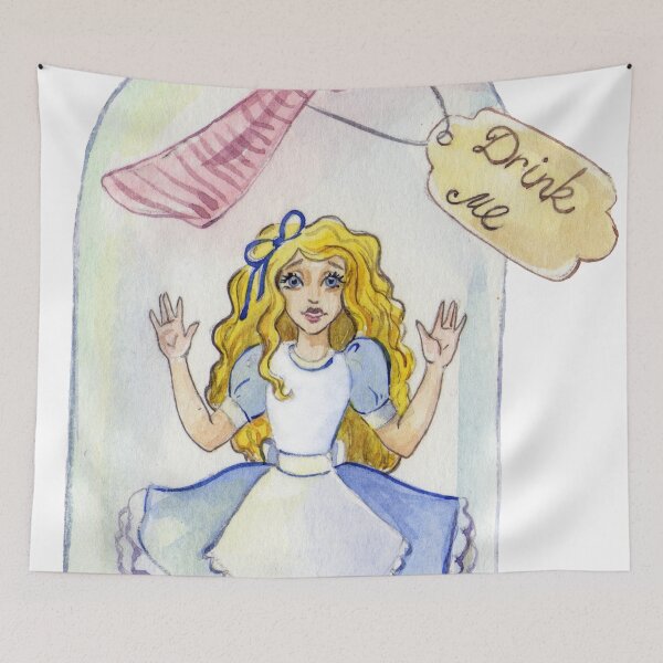 Item preview, Alice bottled designed and sold by FloramoonArt.