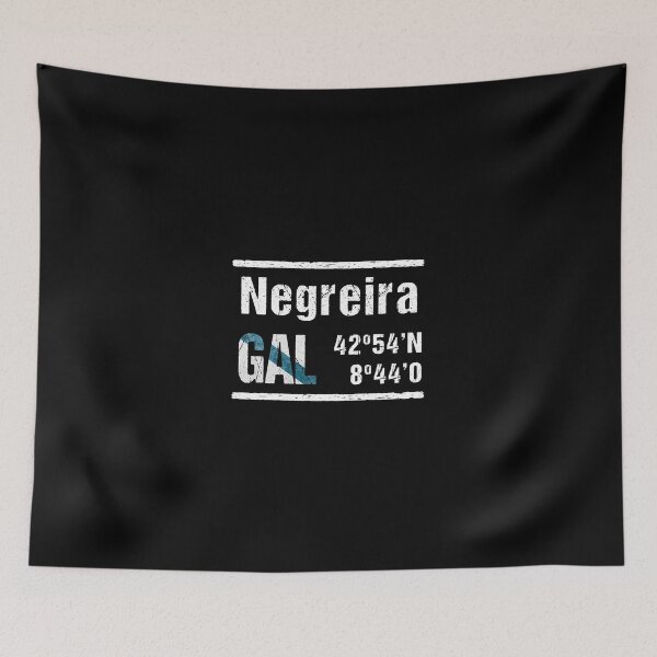 Item preview, Negreira Galicia Coordinates designed and sold by mouchodesigns.