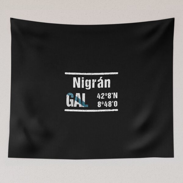 Item preview, Nigrán Galicia Coordinates designed and sold by mouchodesigns.