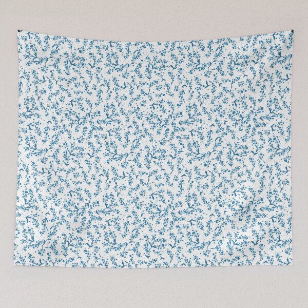 Item preview, Little Bitty Blue Flowers designed and sold by TooCoolUnicorn.