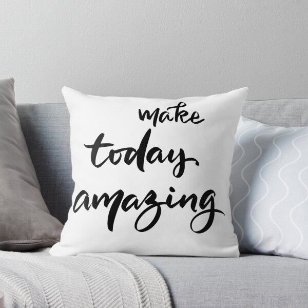 Item preview, Make Today Amazing Handwriting Brush Lettering Inspirational Quote designed and sold by simplylettering.