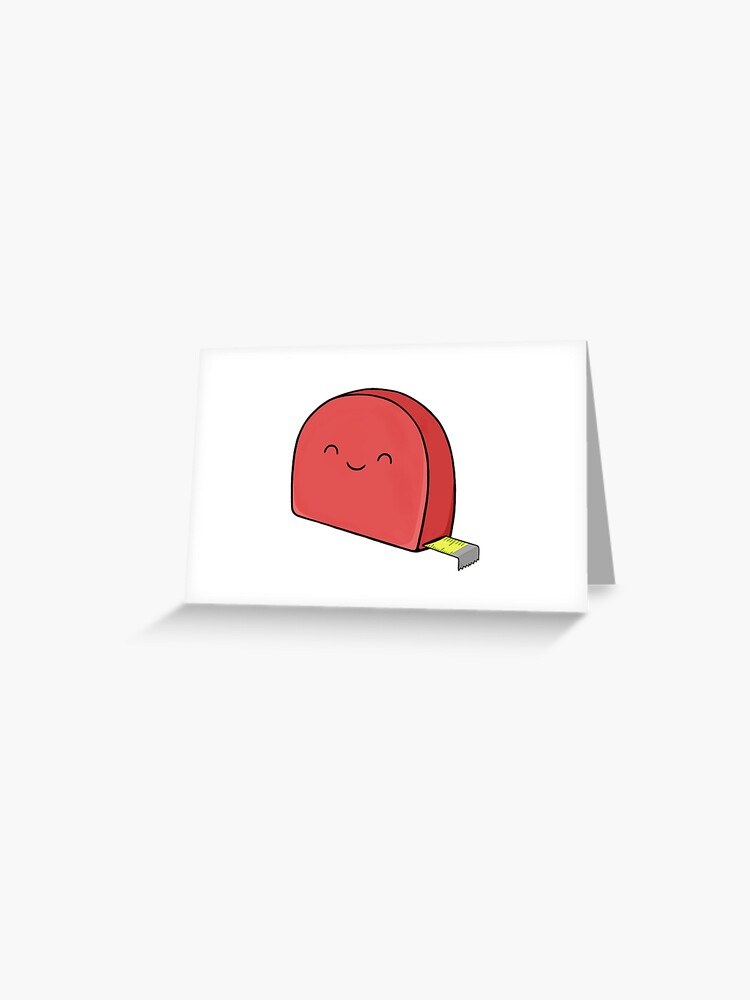 Cute Tape Measure Sticker for Sale by Sam Spencer