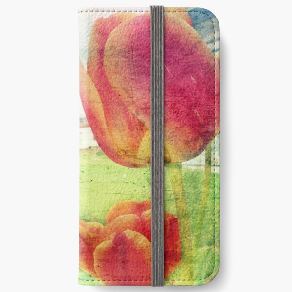 tulips in the village iPhone Wallet