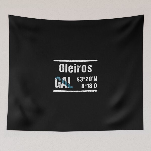 Item preview, Oleiros Galicia Coordinates designed and sold by mouchodesigns.