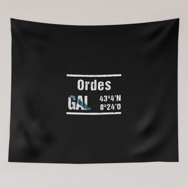Item preview, Ordes Galicia Coordinates designed and sold by mouchodesigns.