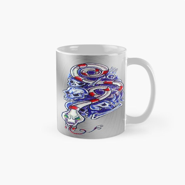 Item preview, fwc 0122 tatoo snake skull designed and sold by fred chiea.