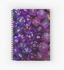 Cuaderno de espiral Dados morados