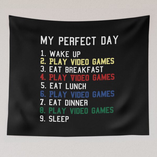 Item preview, Perfect gaming day designed and sold by xeron32.