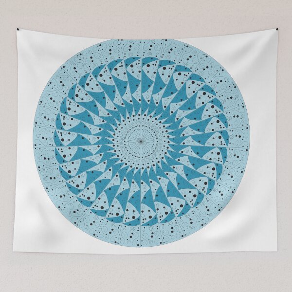 Item preview, Blue rosette designed and sold by Catcrea.