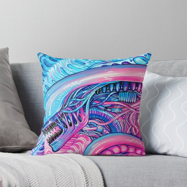 Item preview, Cotton Candy Alien - Acrylic Painting designed and sold by Bethany Dobson.