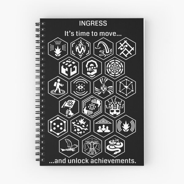 Item preview, Ingress Achievements White designed and sold by Yari27.