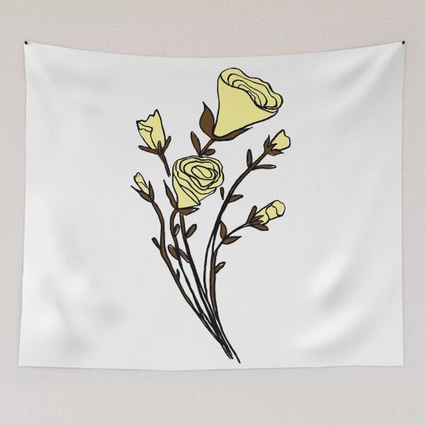 Item preview, Yellow Wild Flowers designed and sold by DeLislesRT.