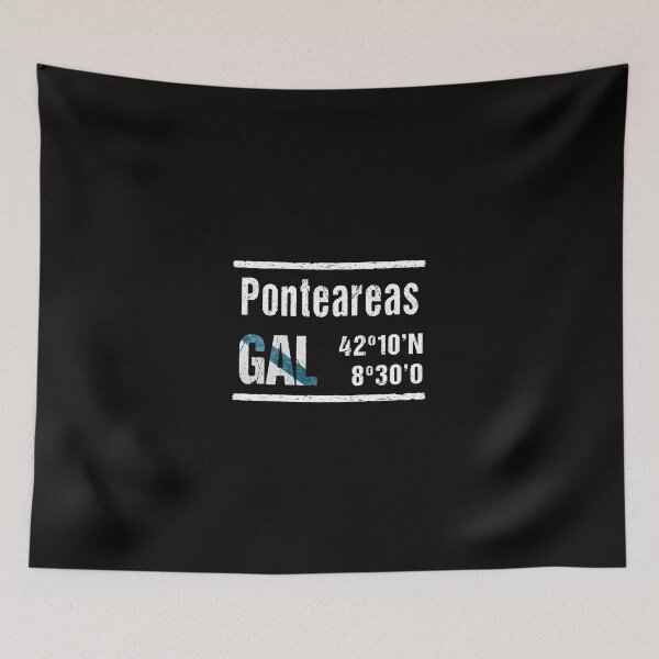 Item preview, Ponteareas Galicia Coordinates designed and sold by mouchodesigns.